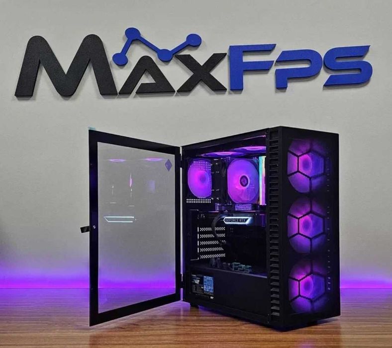 Геймърски Компютър! Ryzen 7 7800X3D, 32GB DDR5, RTX 5070 - НОВ