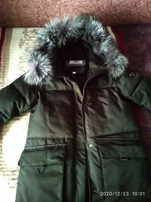 Куртка теплая длинная