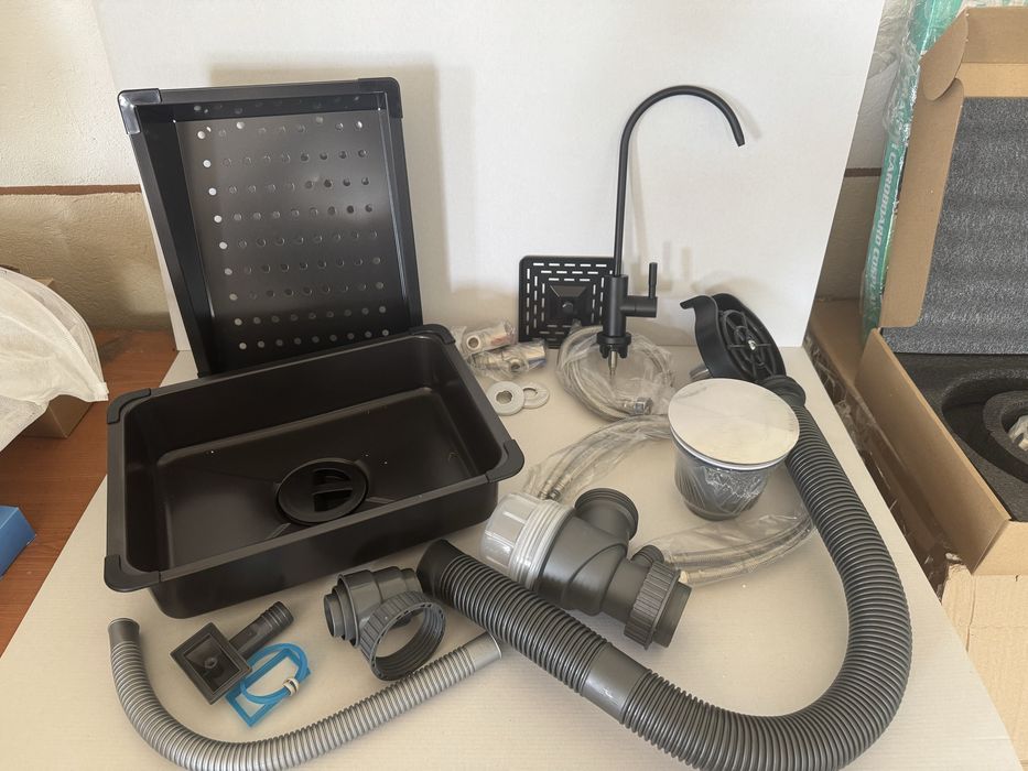 Chiuveta inox SUS304 premium cu baterie multifunctionala