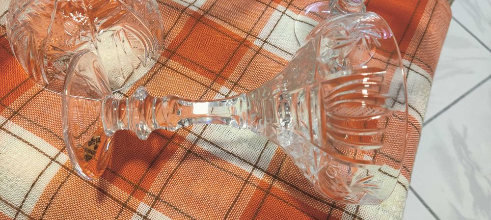Set 6 pahare cristal in stare perfecta Vitrometan Medias