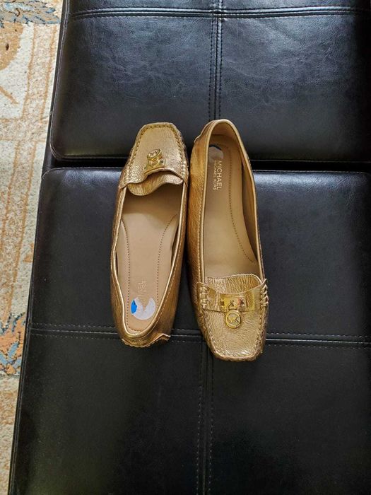 Pantofi Aurii Dama.