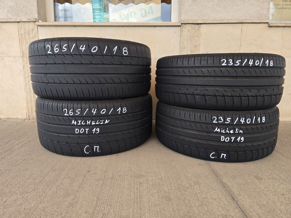 Гуми 265/40/18 и 235/40/18 Michelin спорт пакет Porsche
