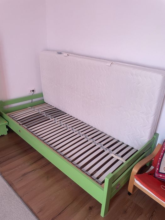 Cameră completă copii  – Pat, 2 Dulapuri, Birou, Corp depozitare + TV și Scaun CADOU