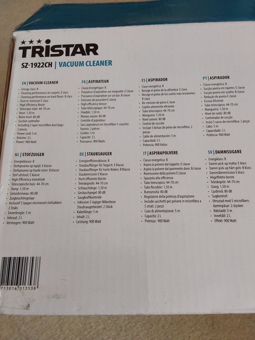 Прахосмукачка TRISTAR