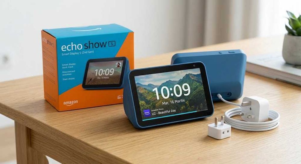Vând Amazon Echo Show 5 (Gen 2) - Boxă inteligentă cu ecran și Alexa - Impecabilă