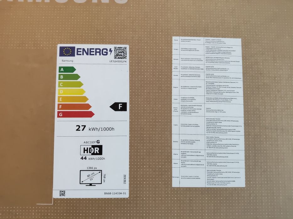 tv Samsung sigilat