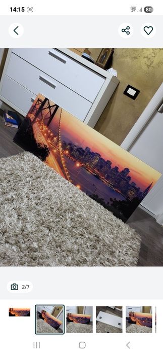 Tablou sticla San Francisco