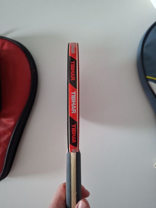 Paleta tenis de masa TIBHAR Volcano+, profesionala, cu husa ping pong