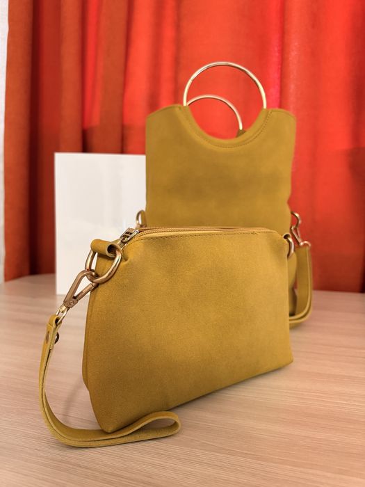 Замшевая сумка