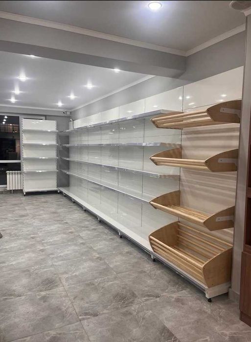 Стеллажи торговый прилавки