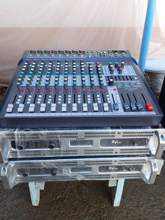 Срочна калонки и усилител полний камплект апаратура йенги сотаман