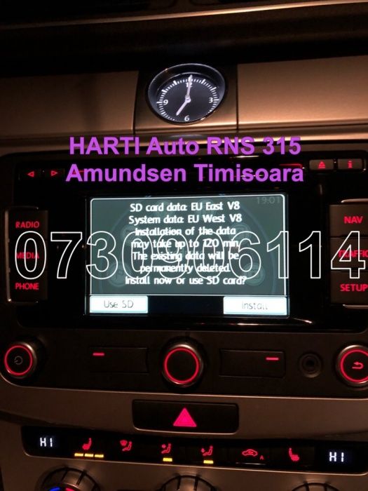 SD CARD navigatie VW RNS 315 310 Golf Passat   Seat Romania 2022