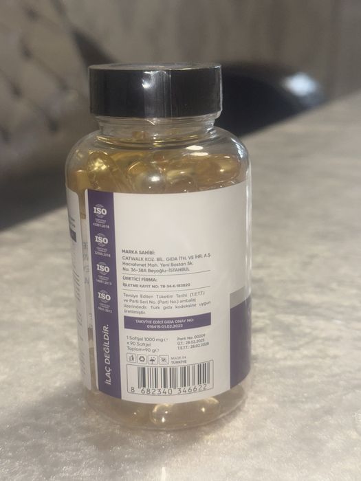 Omega 3 baliq yogʻi