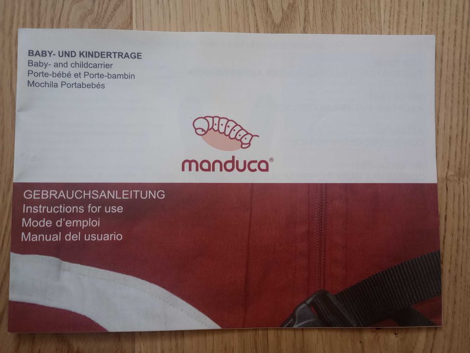 Sistem de purtare Manduca, Blackline, folosit