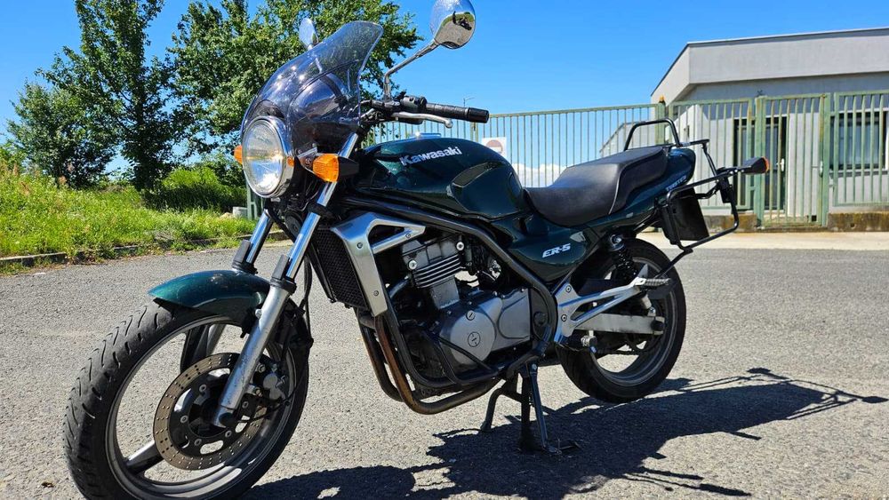 Kawasaki ER5 A2 - stare impecabila + cutii laterale - ITP nou