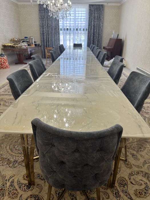 Стол со стулями 18 шт. Султанмебель