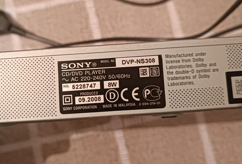 DVD Проигрыватель SONY