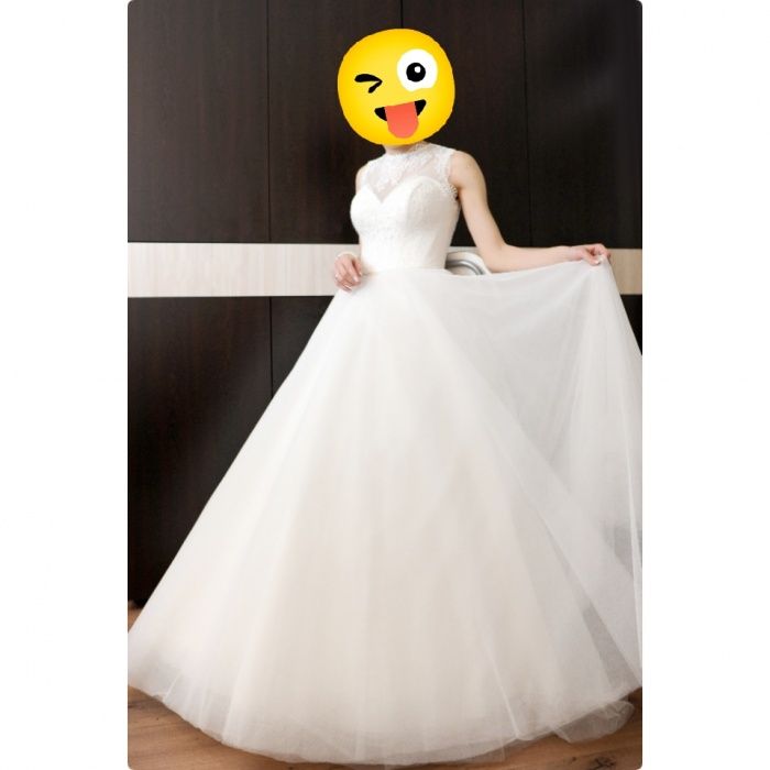 Булчинска рокля, цвят Айвъри