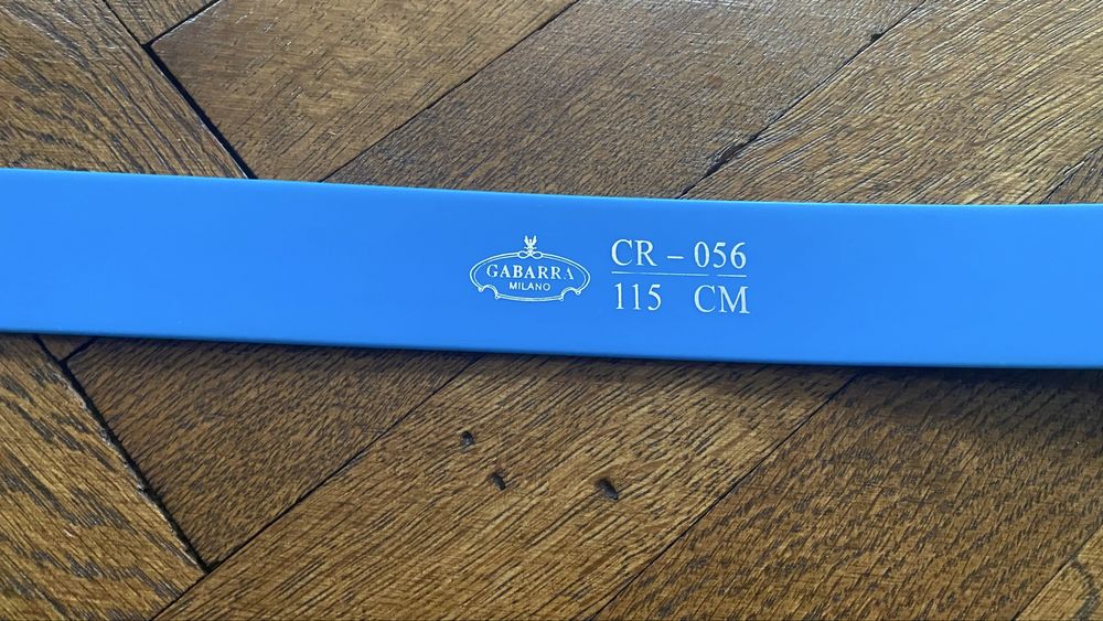 Син силиконов колан 115 см