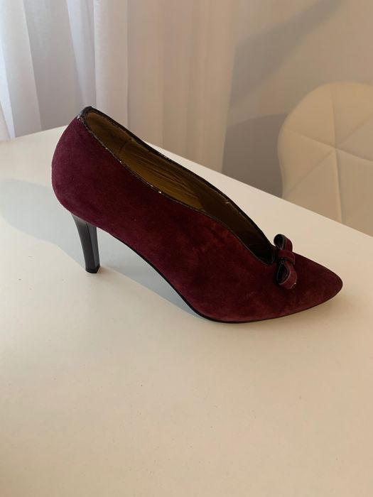 vand pantofi dama piele intoarsa