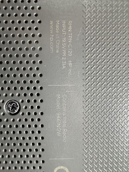 Ноутбук, hp, без зарядчика!