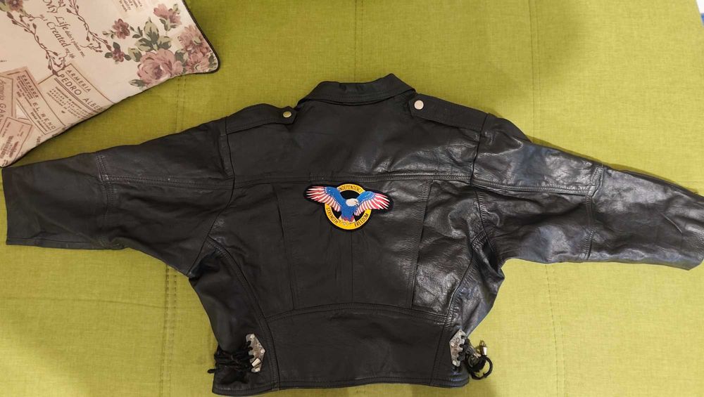 Детска рокерия/ кожено яке естествена кожа