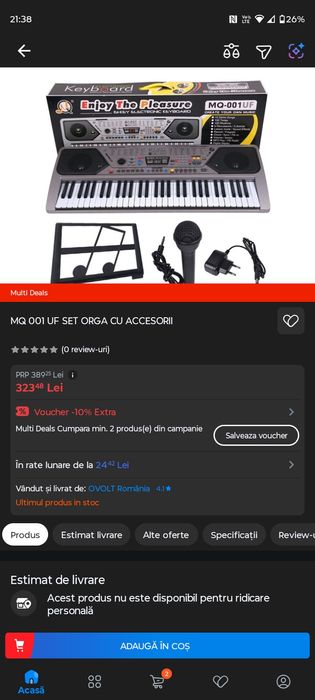 Orga electronica 61 clape