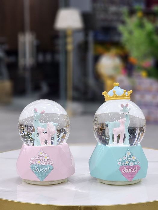 Снежный шар музыкальный с подсветкой