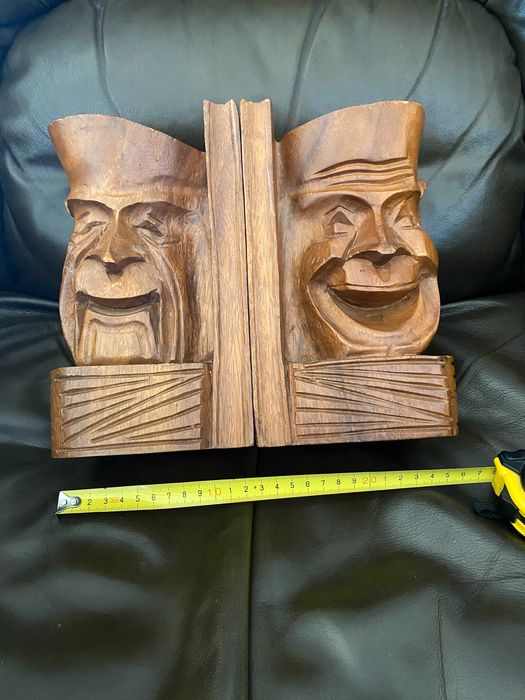 Книгоразделители 2 бр. Масивно дърво, Холандия.