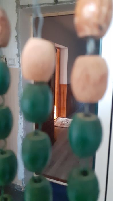 Perdea din bile lemn.