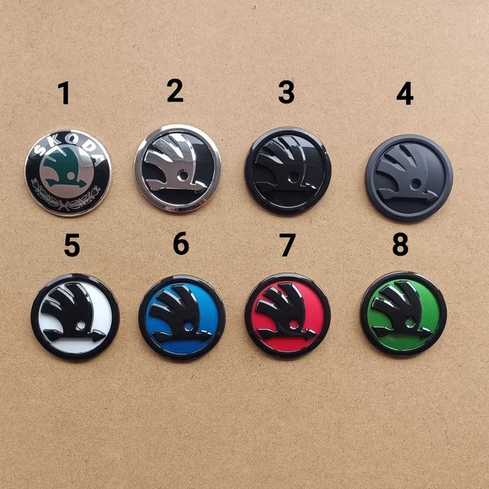 Стикери за Skoda Шкода 56,60,65мм