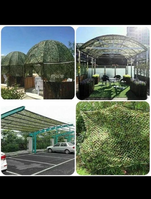 Камуфлаж: комплект, мрежа, трева, тента