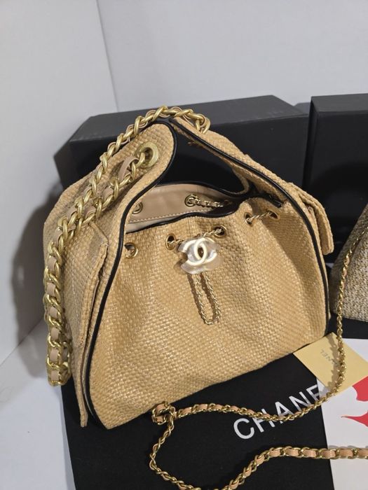 Дамска чанта Chanel Hobo 25S Raffia