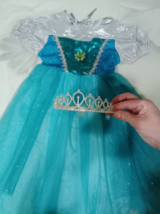 Новогоднее платье Эльзы на прокат