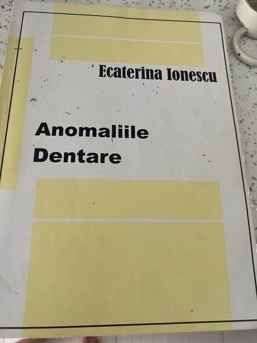 Carti ortodontie anomaliile dentare Boboc, proteze