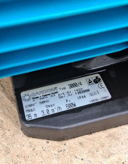 Pompă grădină Gardena 3000/4.