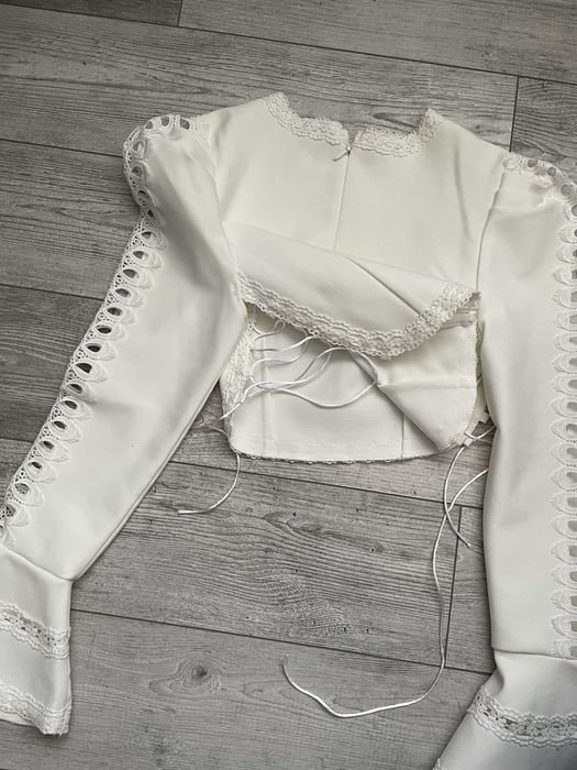 Compleu alb- 3 piese