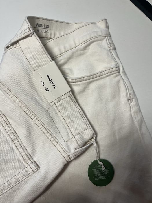 Blugi albi damă C&A W33 L32