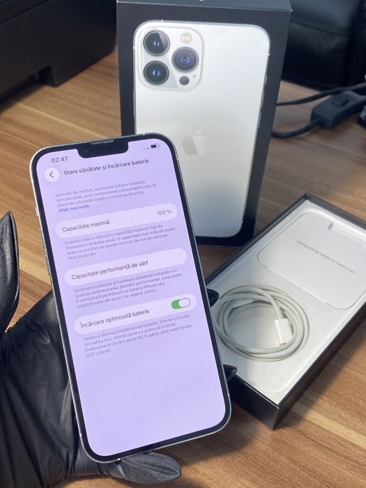 iPhone 13 Pro Max • 256 GB • Silver / Cod produs: 4365