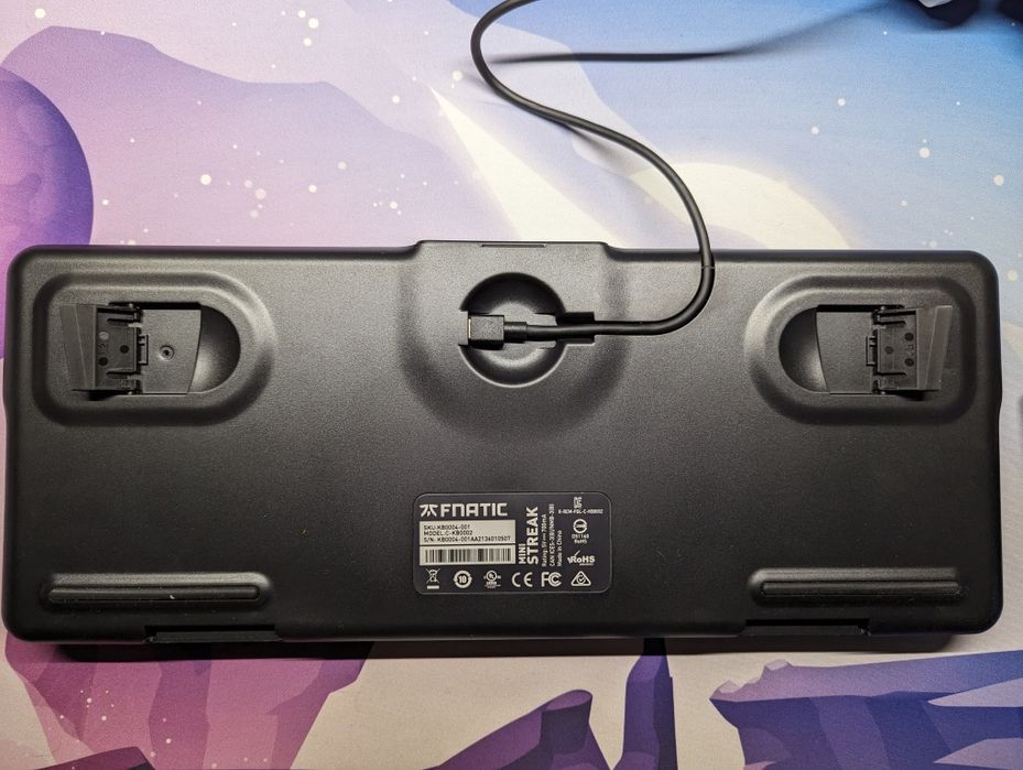 Tastatură mecanica fnatic mini streak noua