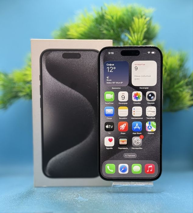 Apple iPhone 15 Pro, 256GB, 5G, Black Titanium