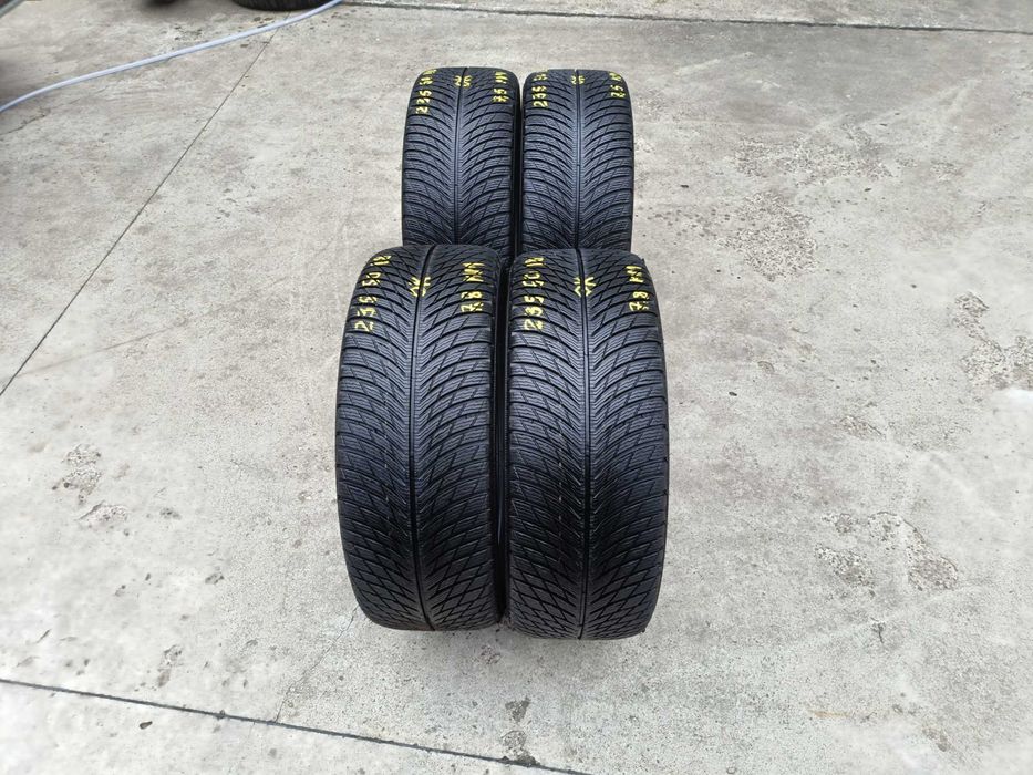 Set 4 anvelope de iarna 235 50 18 michelin pilot alpin 5 profil 7,8 mm