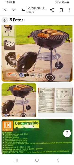 Kugelgrill Kettle Barbecue Барбекю