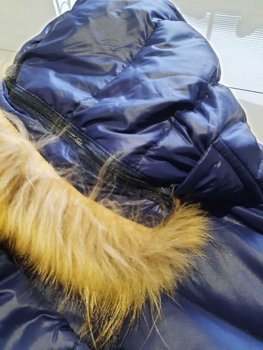 Geaca puf si blana naturala