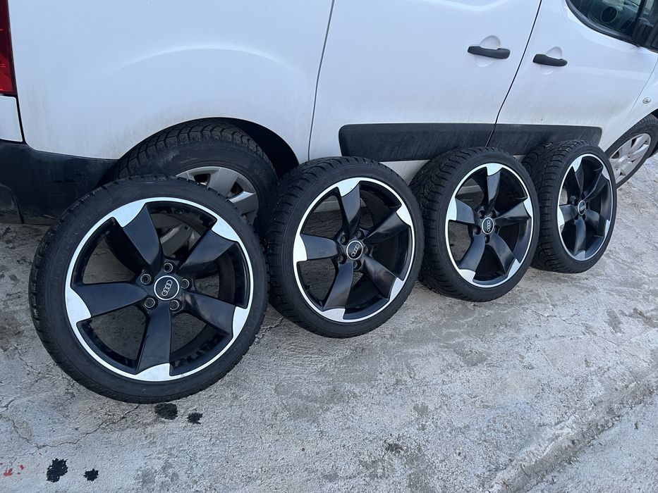 Джанти с гуми/Audi/BLACK ROTOR/5x112/'18