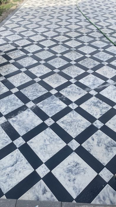 Укладка брусчатки