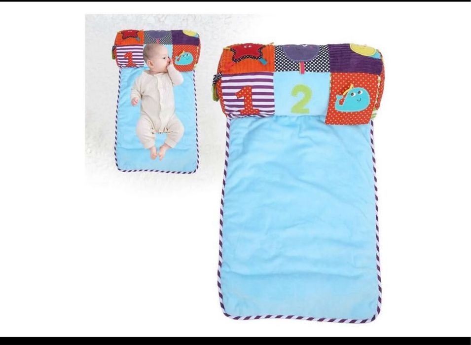 Развивающий детский валик-коврик