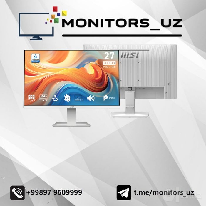 [NEW] монитор MSI MP273W IPS 144Hz white
