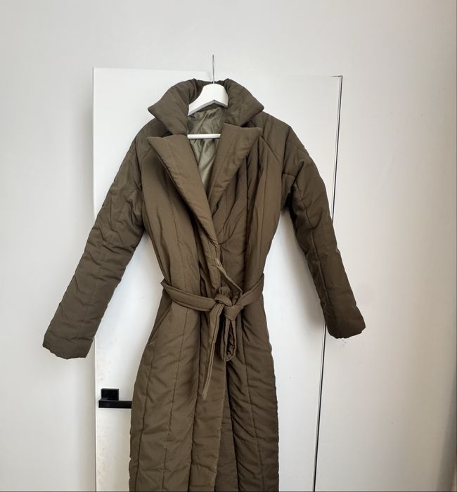 Пуховик длинный теплый