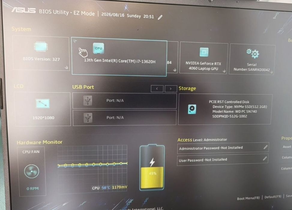 Asus TUF Gaming F15 (FX507)